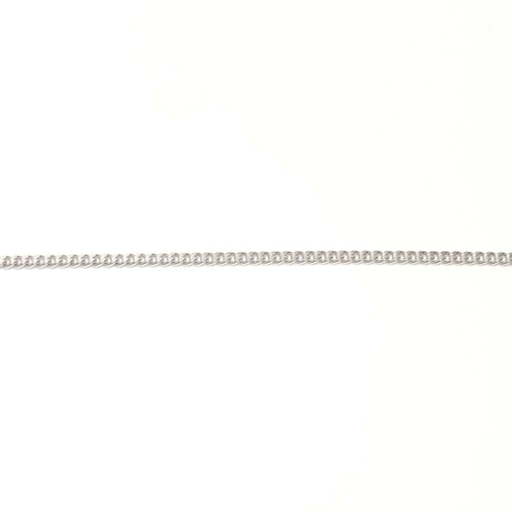 CHANEL Authentic Silver Logo Necklace - Picture 6 of 8